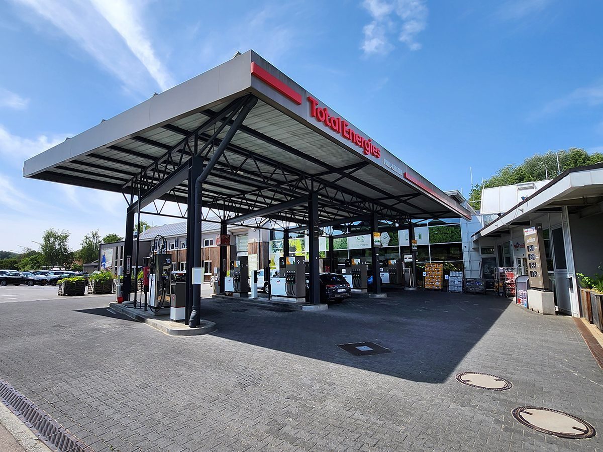 La station-service d’Oberpallen
