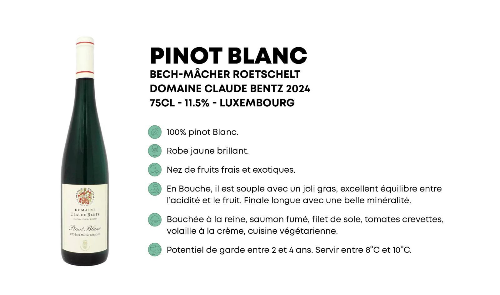 Pinot blanc, Domaine Claude Bentz