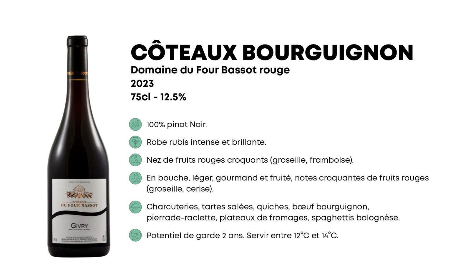 Côteaux bourguignons, Domaine du Four Bassot