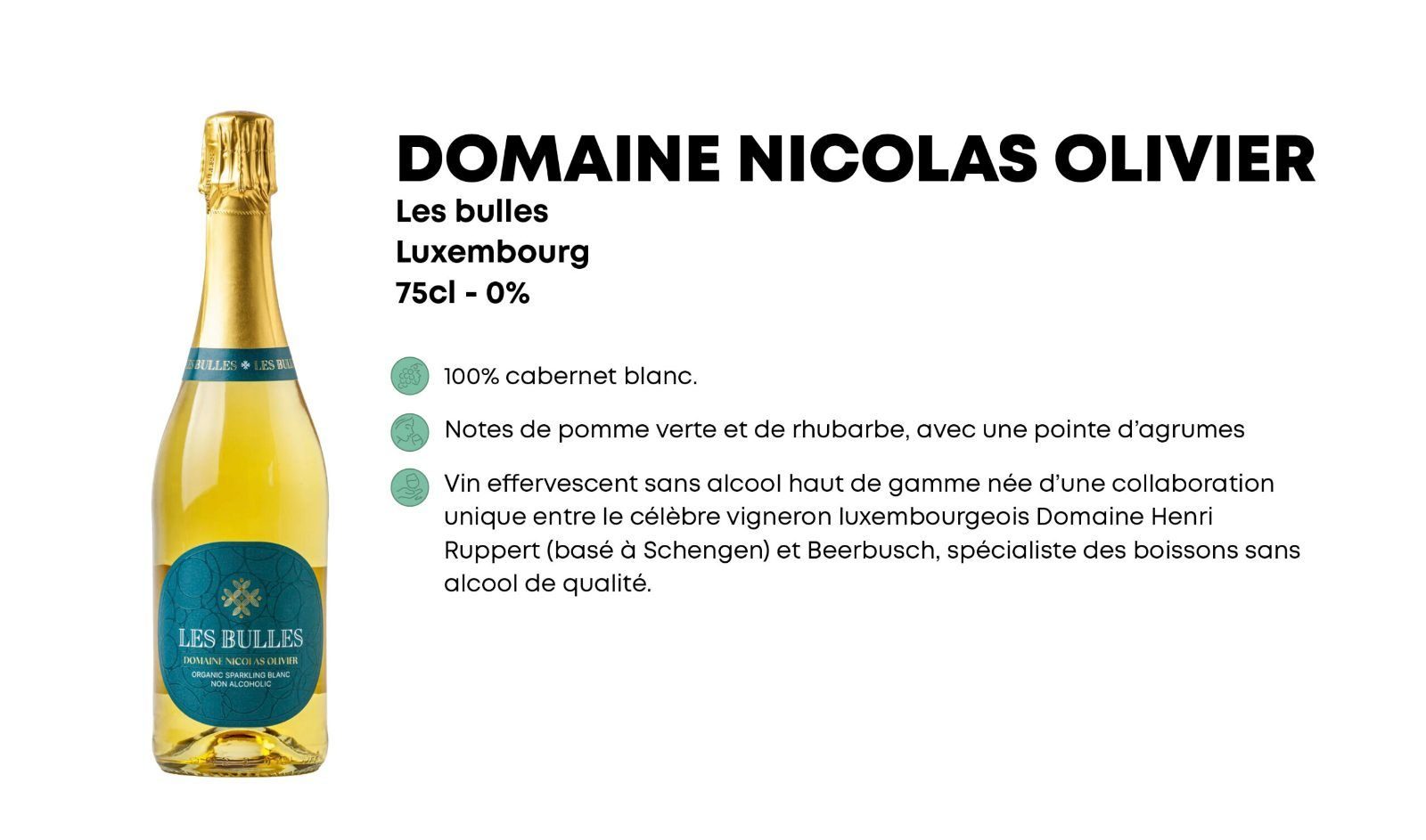 Les Bulles, Domaine Nicolas Olivier